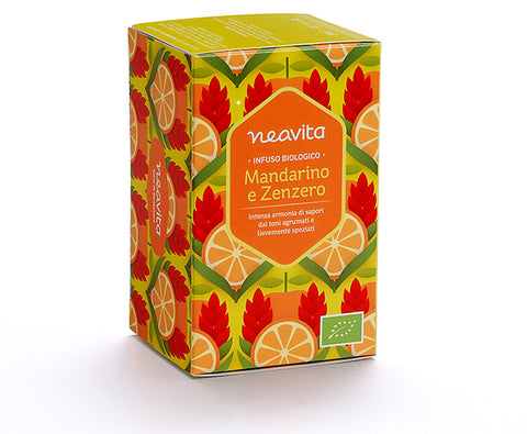 HP Neavita mandarina y jengibre de infusión biológica - 15 filtros