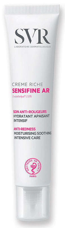 SVR sensiifine ar crème riche crème Rich Rich avec une action intensive, hydratante, apaisante, anti-articles.