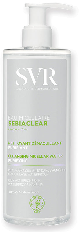 SVR Sebiaclear Eau Micellaire - Flacone da 400 ml.